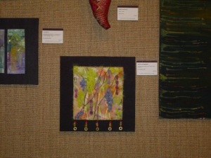 "Vines and Berries" in the Members Textile Exhibition